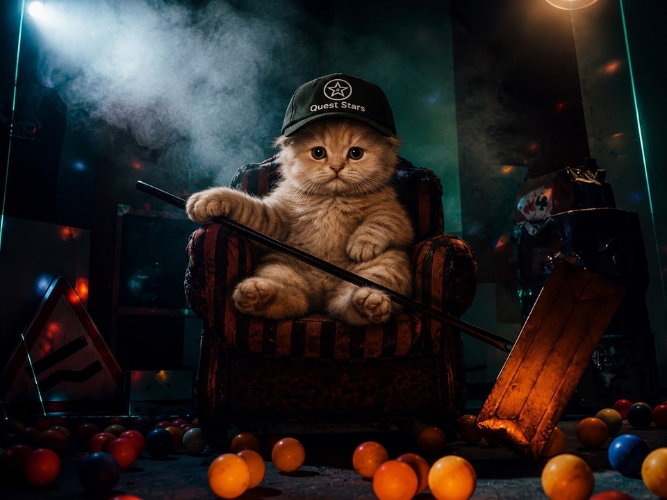 Все котята любят клоунов!